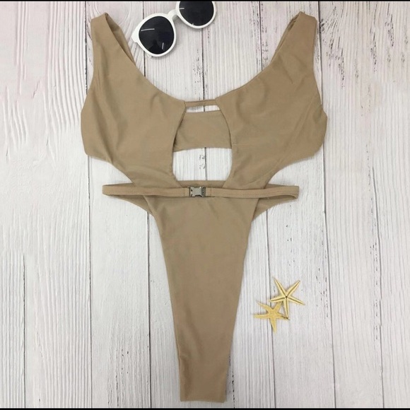 One piece open sexy bathing suit - Picture 4 of 5